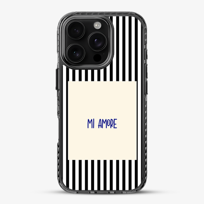 Mi Amore Black Phone Case
