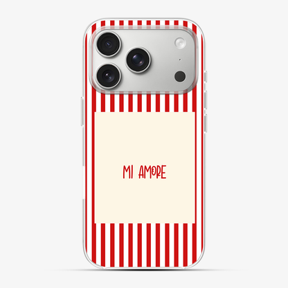 Mi Amore Red Phone Case