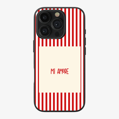 Mi Amore Red Phone Case Anti Yellow Silicone Case