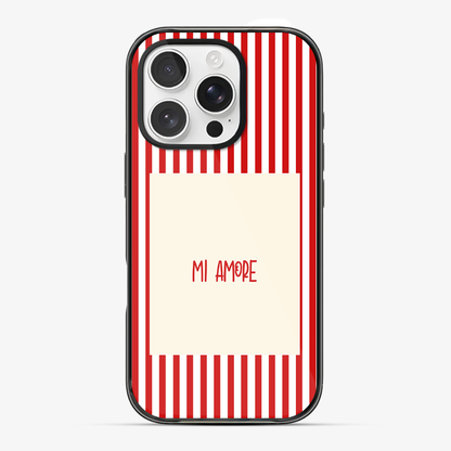 Mi Amore Red Phone Case Hard 2.0 Case