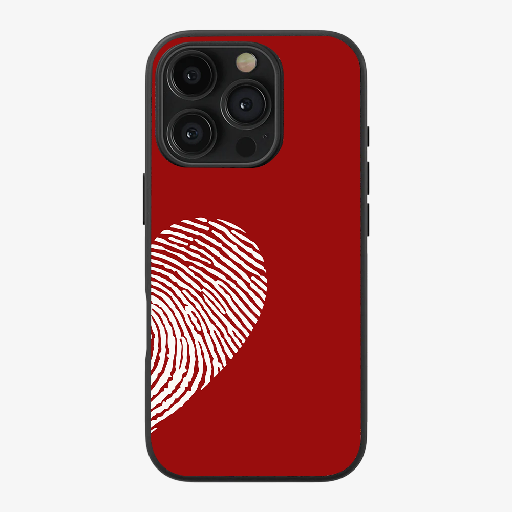 Half Heart 1 Phone Case Anti Yellow Silicone Case