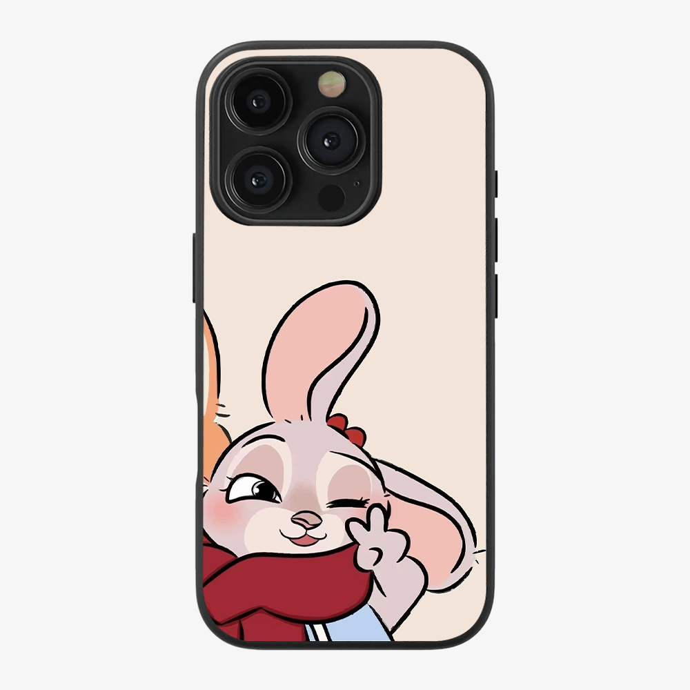 Zootopia Bunny Phone Case Anti Yellow Silicone Case