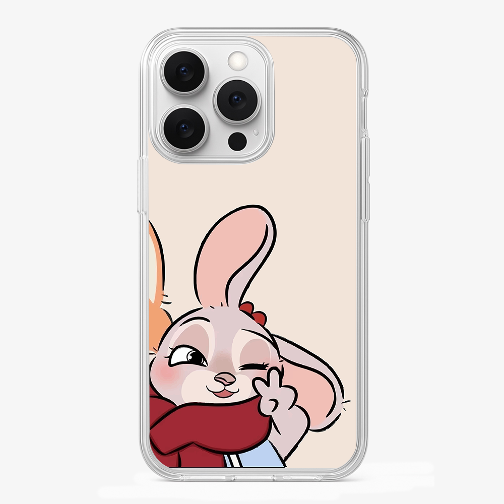 Zootopia Bunny Phone Case Glass Case