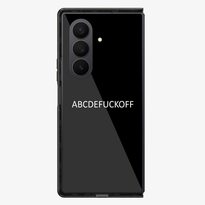 ABCDEF**K Samsung Z Fold Phone Case