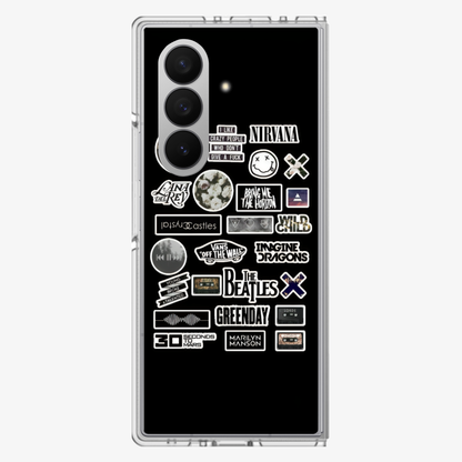 Nirvana Sticker Samsung Z Fold Phone Case