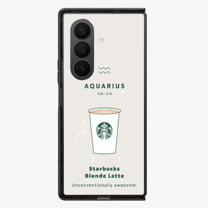 Aqaurius | Starbucks Samsung Z Fold Phone Case