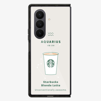 Aqaurius | Starbucks Samsung Z Fold Phone Case