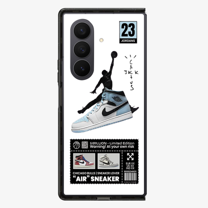 Air Jordan | Two Samsung Z Fold Phone Case
