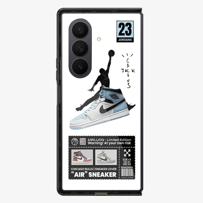 Air Jordan | Two Samsung Z Fold Phone Case