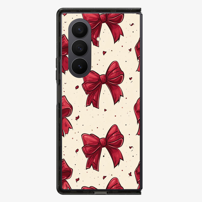 Bow And Heart Samsung Z Fold Phone Case
