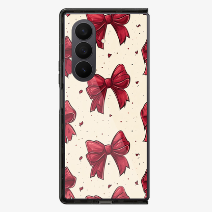 Bow And Heart Samsung Z Fold Phone Case