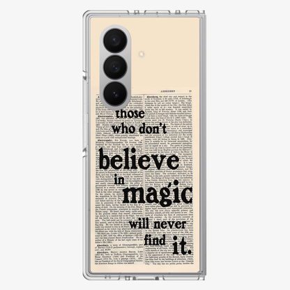 Believe in Magic Samsung Z Fold Phone Case