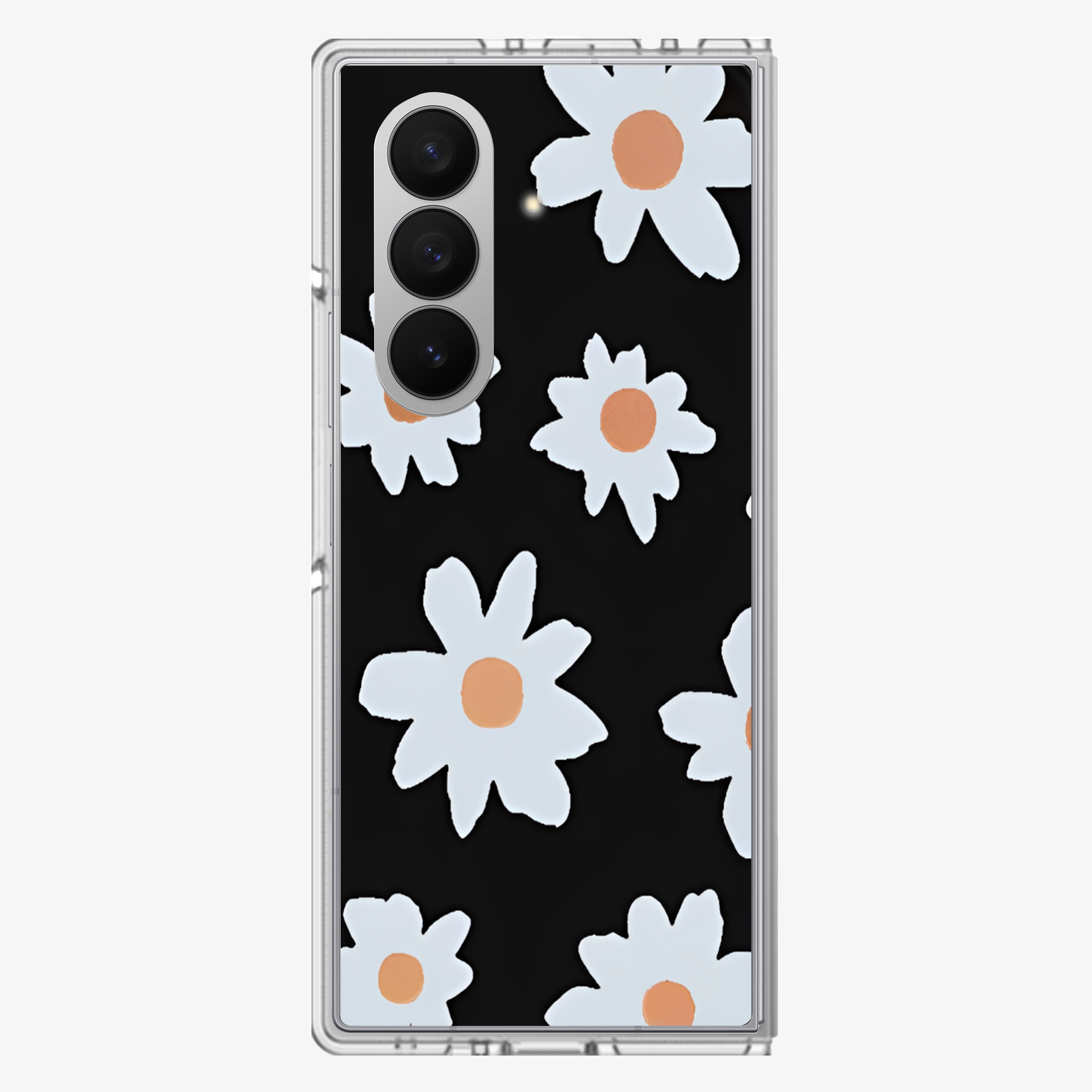 Black Lilies Samsung Z Fold Phone Case