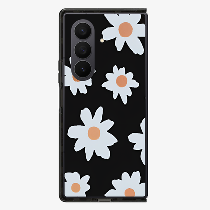Black Lilies Samsung Z Fold Phone Case