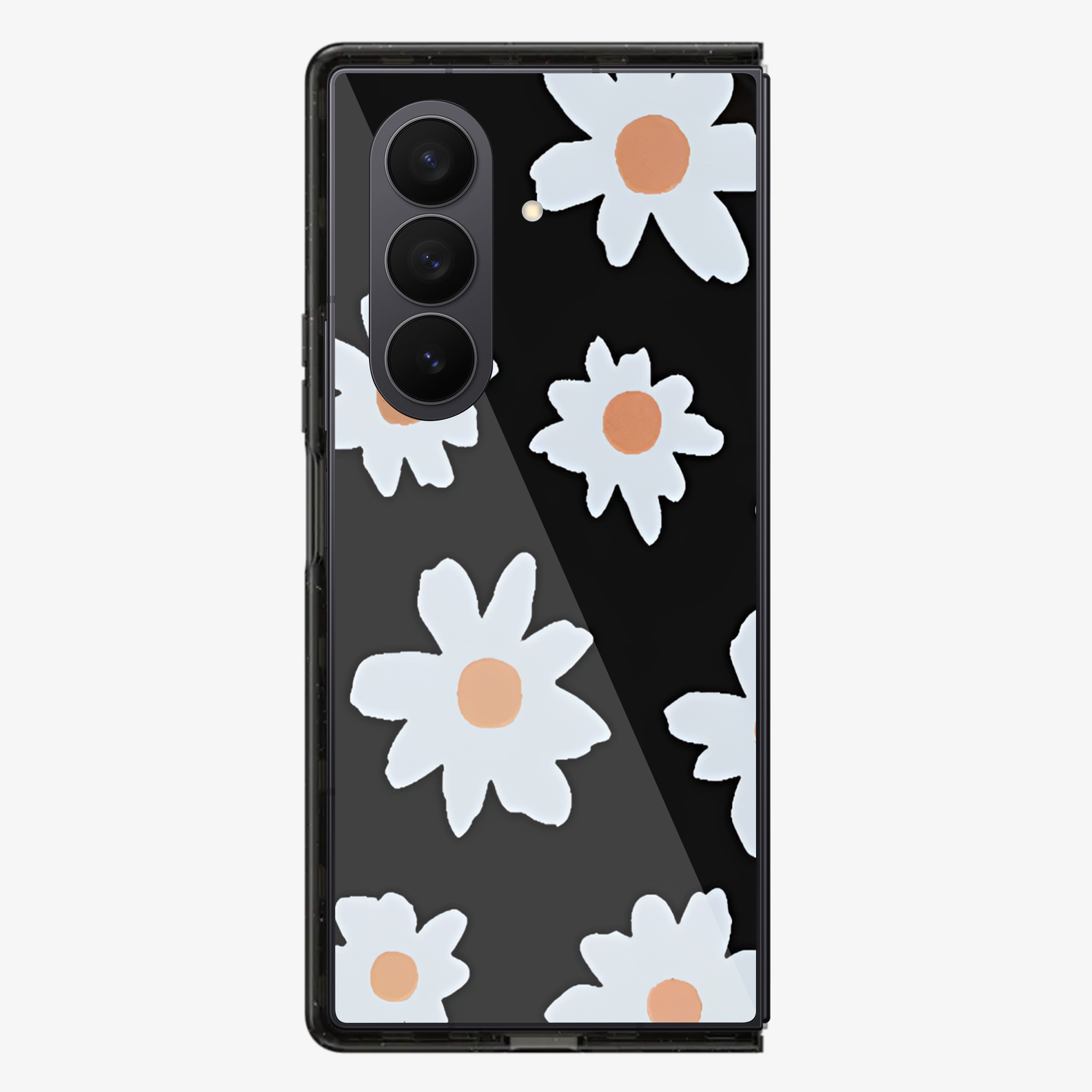 Black Lilies Samsung Z Fold Phone Case