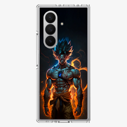 Anime Goku Ultra Instinct Phone Samsung Z Fold Phone Case