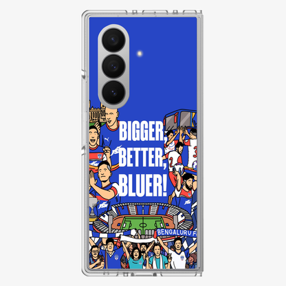 Bigger Better Bluer Bengaluru FC Phone Samsung Z Fold Phone Case