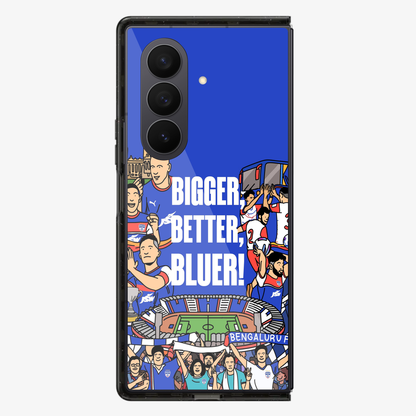 Bigger Better Bluer Bengaluru FC Phone Samsung Z Fold Phone Case