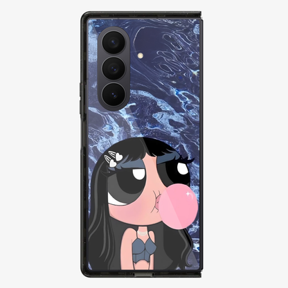 Bubbles Baddie Samsung Z Fold Phone Case