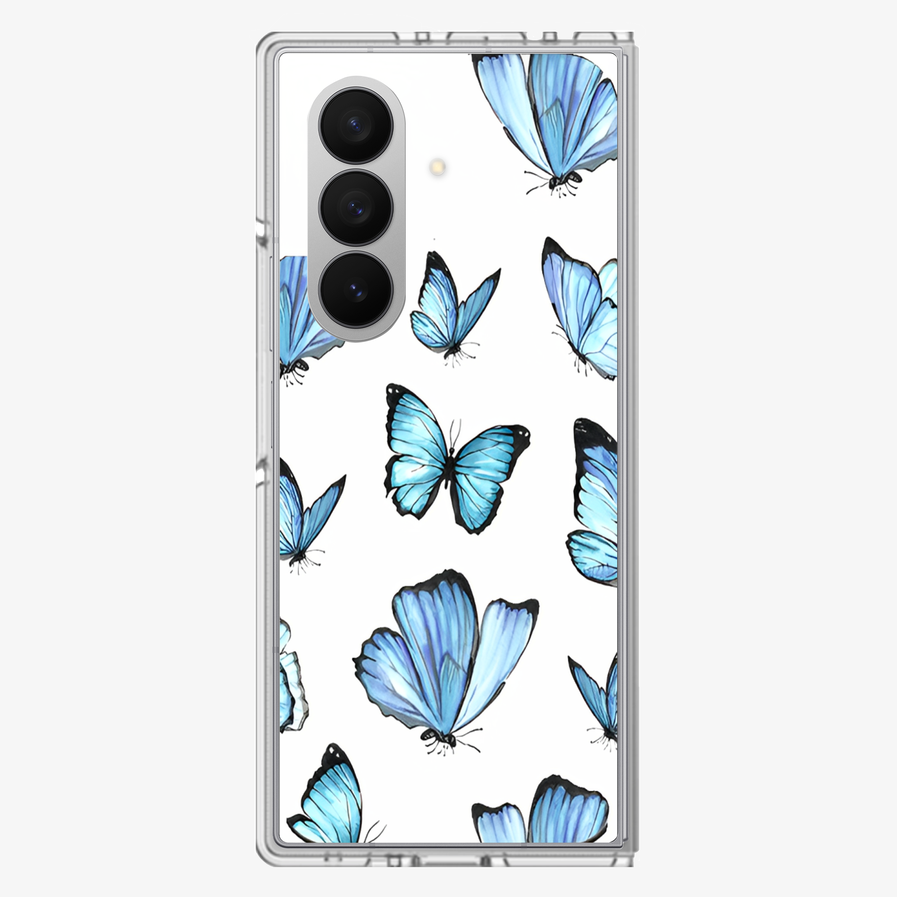Butterfly | Blue Samsung Z Fold Phone Case
