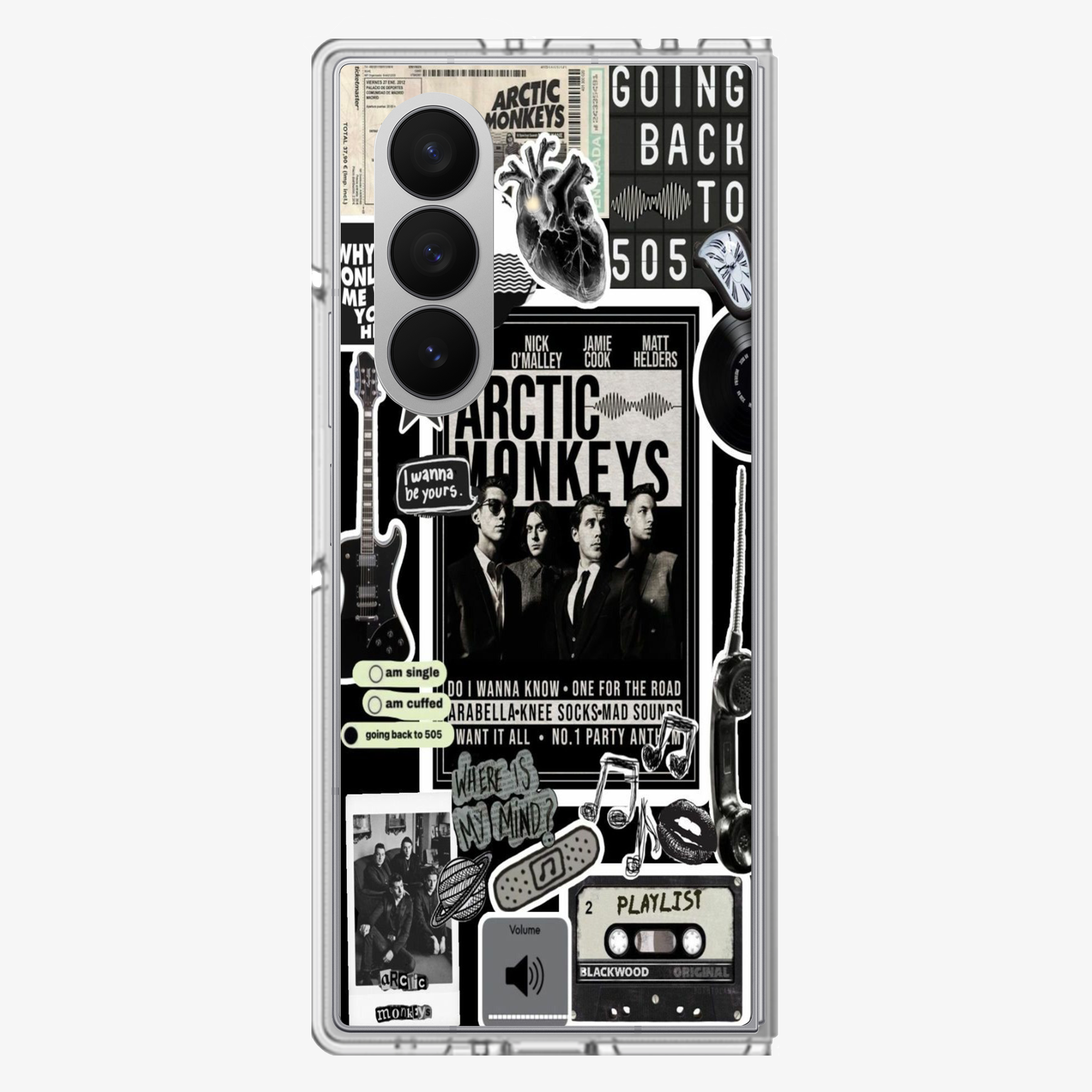 Arctic Monkeys Sticker Samsung Z Fold Phone Case