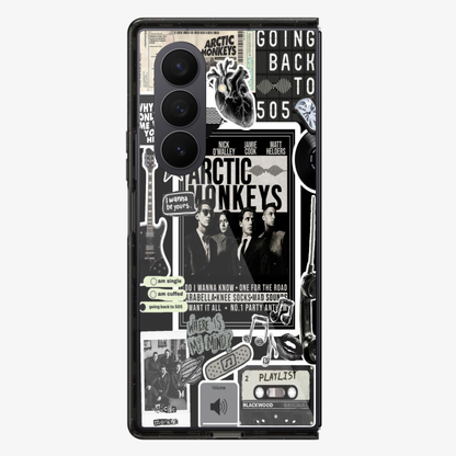 Arctic Monkeys Sticker Samsung Z Fold Phone Case