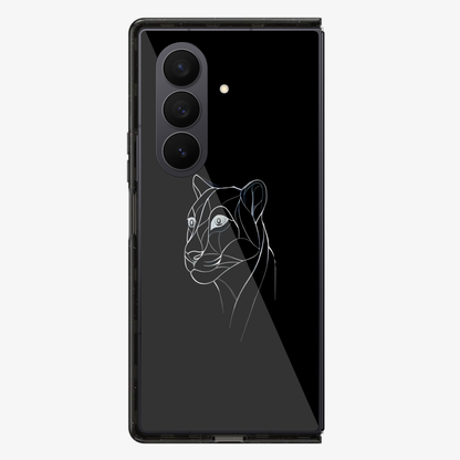 Cheetah Samsung Z Fold Phone Case
