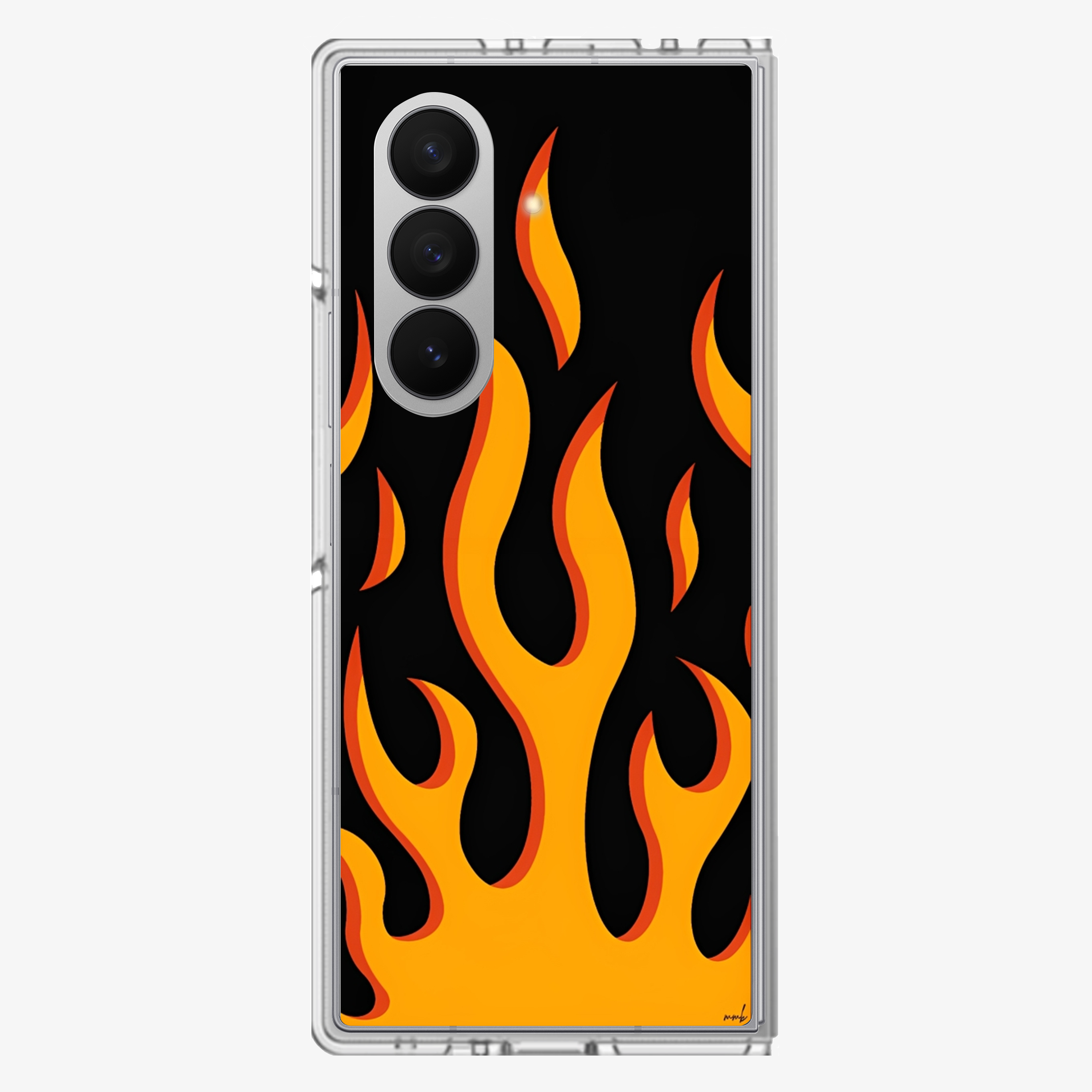 Flame | Orange Samsung Z Fold Phone Case