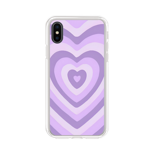 Y2K Purple Hearts Case